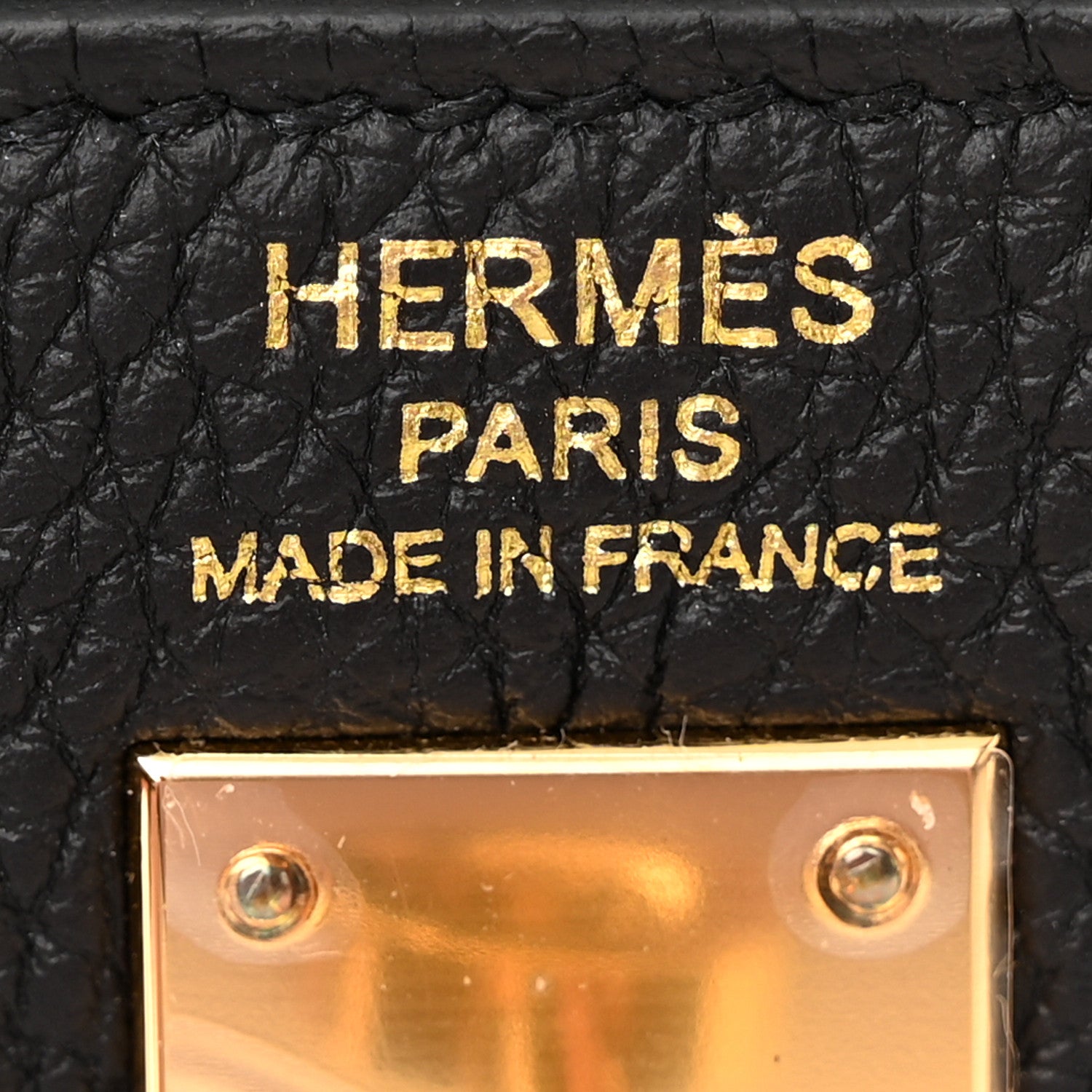 Hermes Togo Kelly Retourne 25 Black 6 of 11