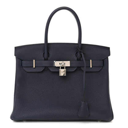Hermes Togo Birkin 30 Bleu Nuit 1 of 14