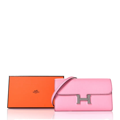 Hermes Epsom Constance Wallet To Go 5P Pink 8 of 8
