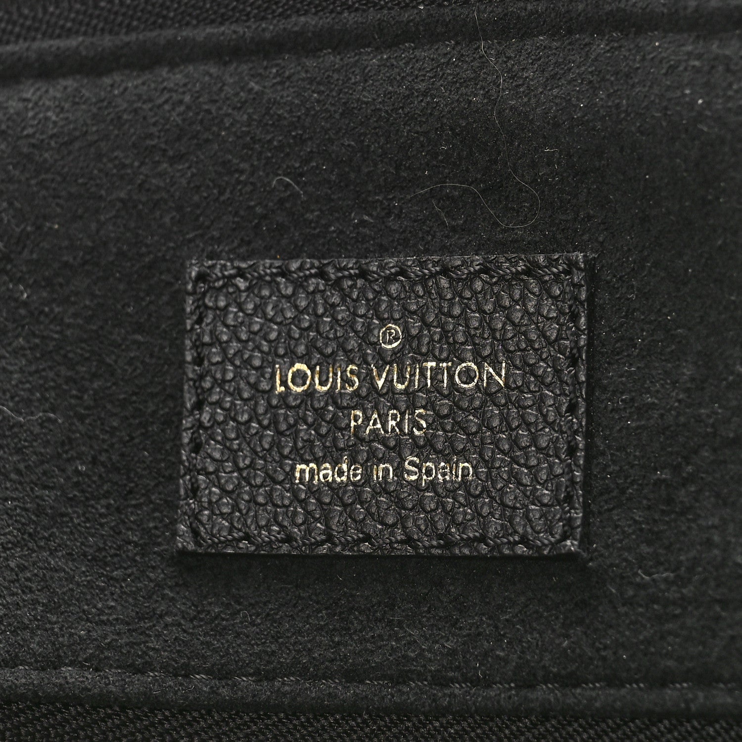 Louis Vuitton Empreinte Monogram Giant Petit Palais Black Beige 6 of 8