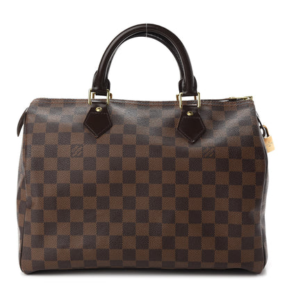 Louis Vuitton Damier Ebene Speedy 30 1 of 9