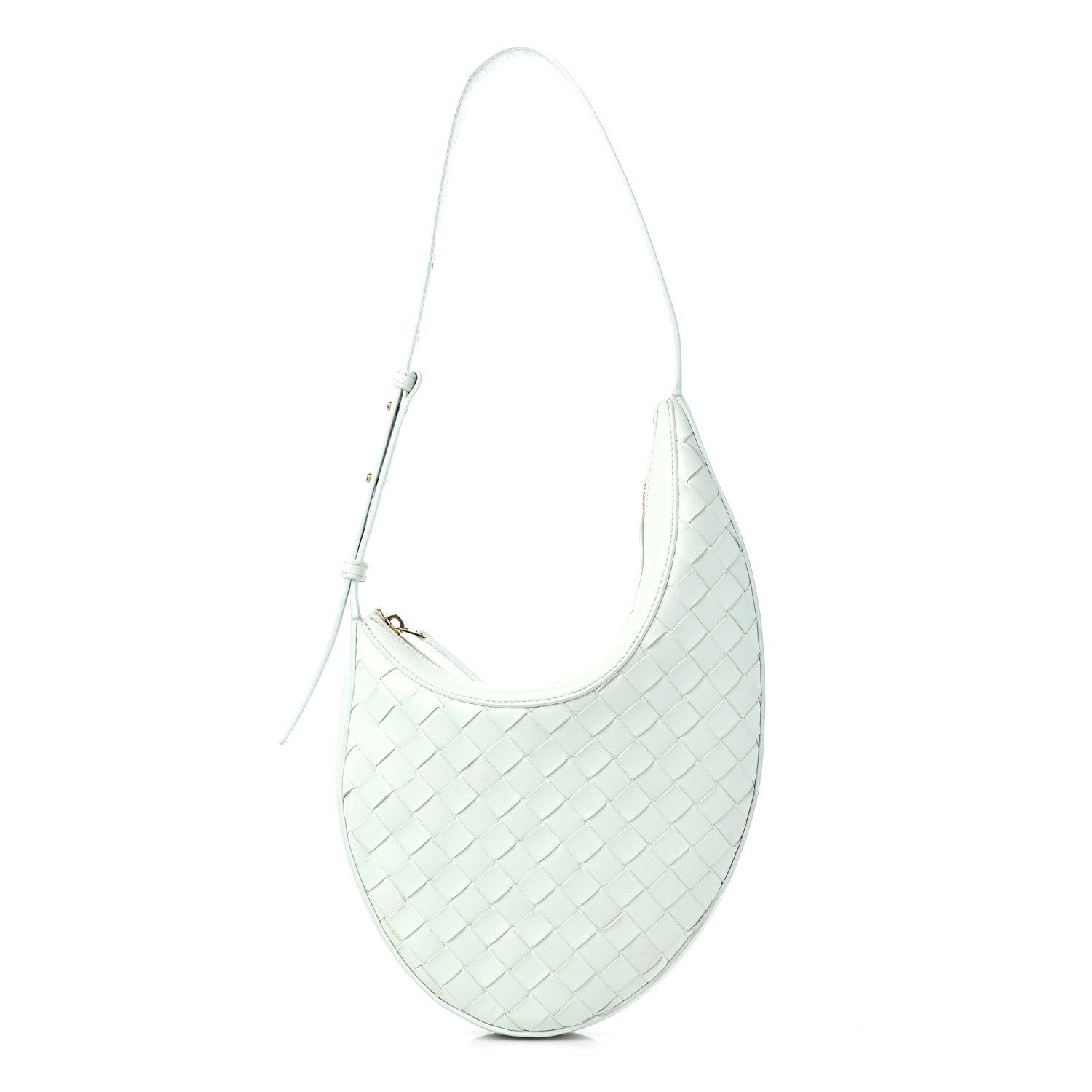 Bottega Veneta Nappa Intrecciato Small Drop Shoulder Bag Glacier 1 of 8