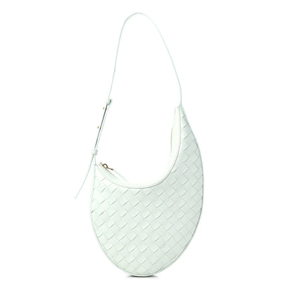 Bottega Veneta Nappa Intrecciato Small Drop Shoulder Bag Glacier 1 of 8