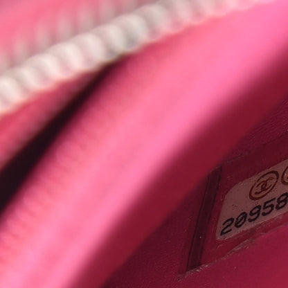 Chanel Caviar Quilted Small Zip Around Wallet Pink 7 of 12