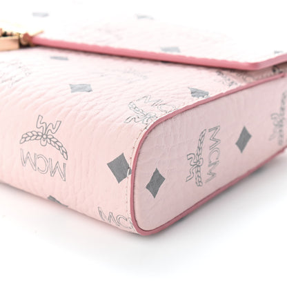 MCM Visetos Large Patricia Wallet On Chain Soft Pink 8 of 8