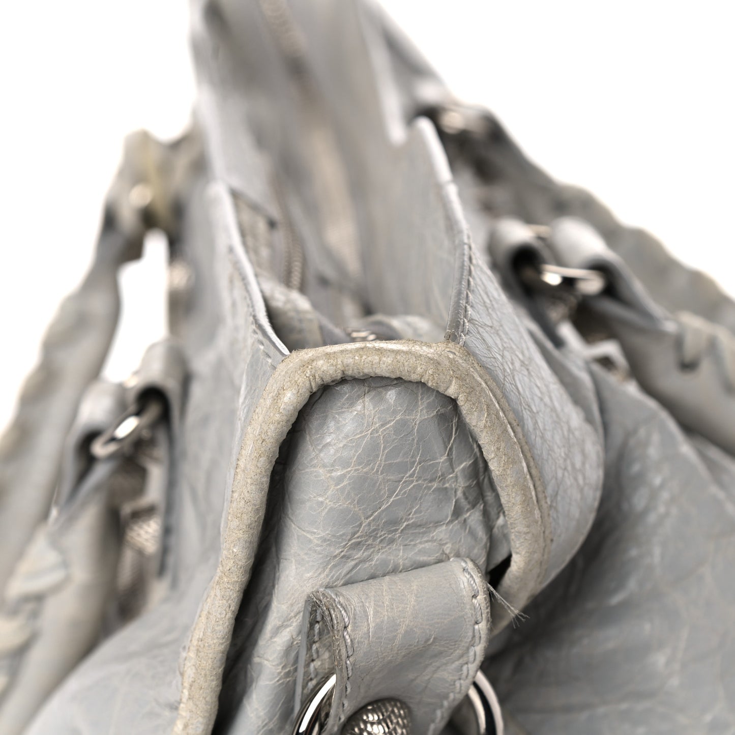 Agneau Giant 12 Silver Hardware City Gris Ciment