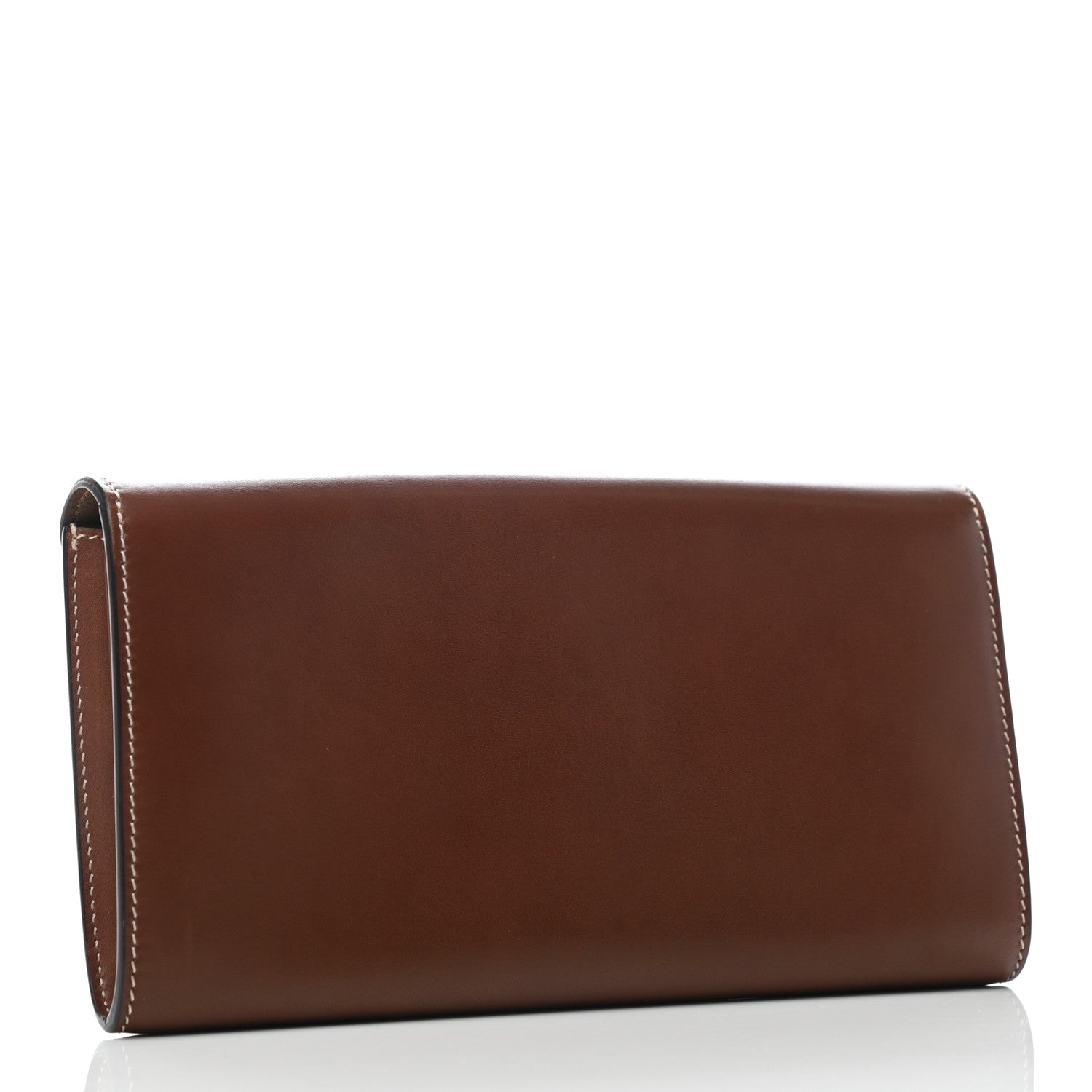 Celine Natural Calfskin Large Trotteur Multifunction Flap Wallet Tan 3 of 7