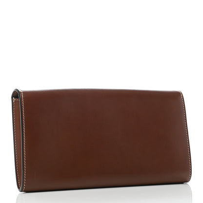 Celine Natural Calfskin Large Trotteur Multifunction Flap Wallet Tan 3 of 7