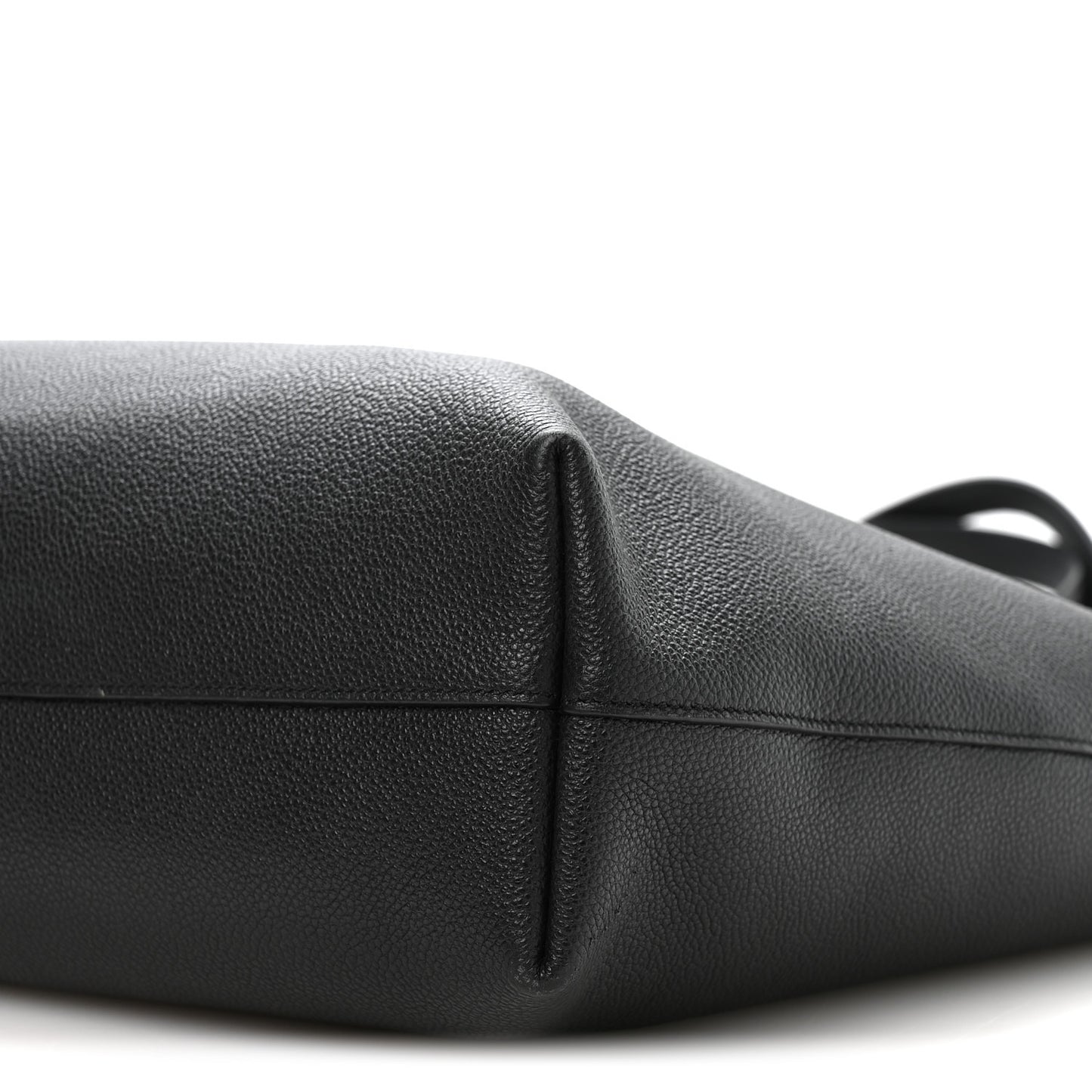 Calfskin Large Shopping Tote Black