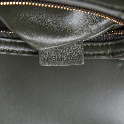 Celine Shiny Calfskin Medium Triomphe Dark Olive 13 of 14