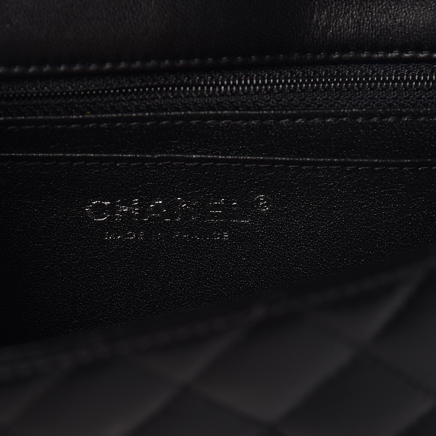 Chanel Lambskin Quilted Mini Rectangular Flap Black 6 of 10