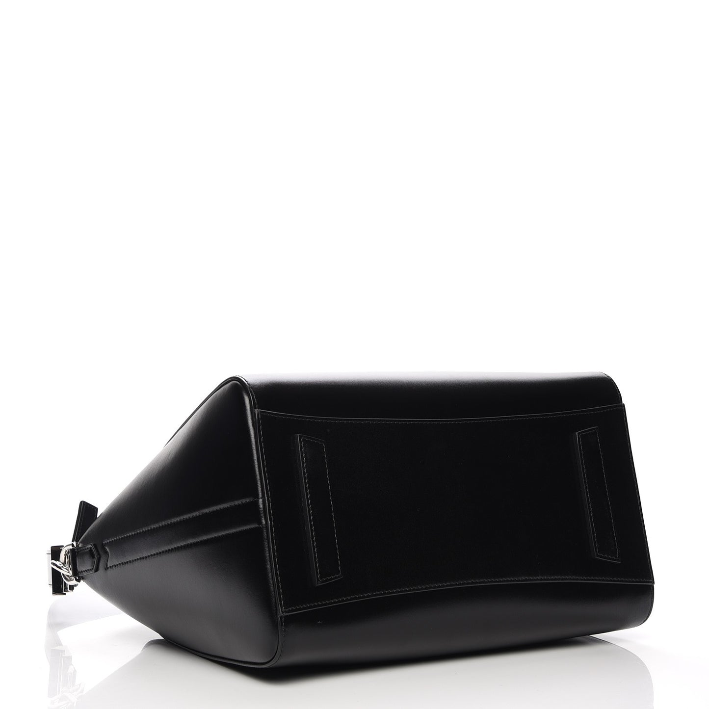 Shiny Lord Calfskin Medium Antigona Black