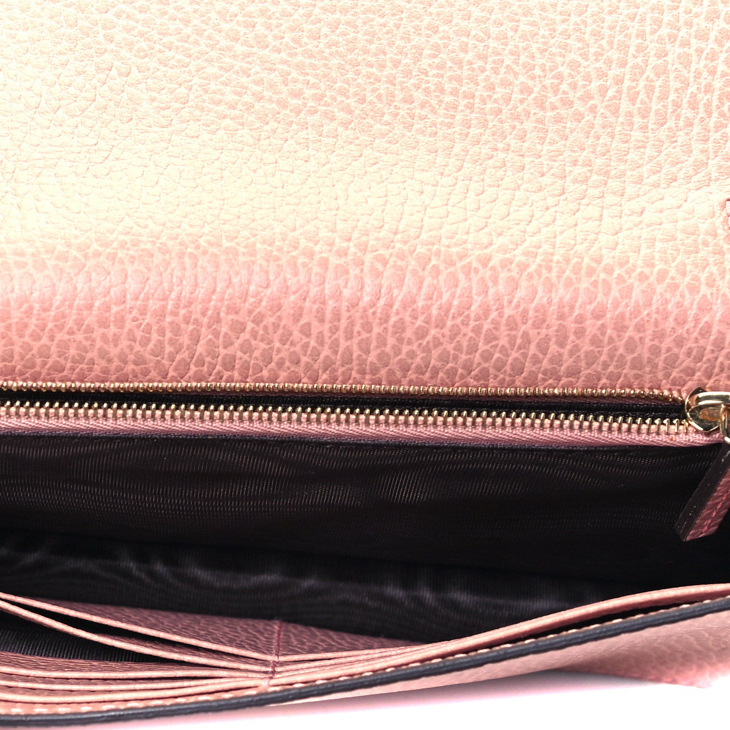 Gucci Dollar Calfskin Medium Betty Chain Wallet Soft Pink 5 of 8