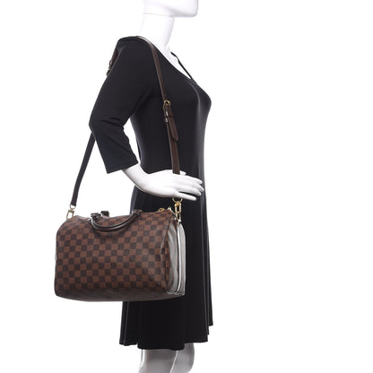 Louis Vuitton Damier Ebene Speedy Bandouliere 30 2 of 10
