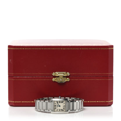 Cartier Stainless Steel 20mm Tank Francaise Quartz Watch 6 of 6