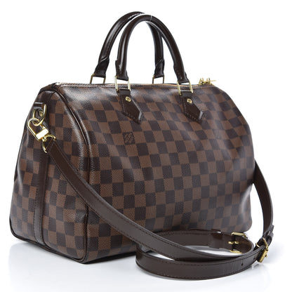 Louis Vuitton Damier Ebene Speedy Bandouliere 30 3 of 13