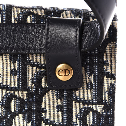 Christian Dior Oblique Saddle Belt Bag Blue 9 of 10