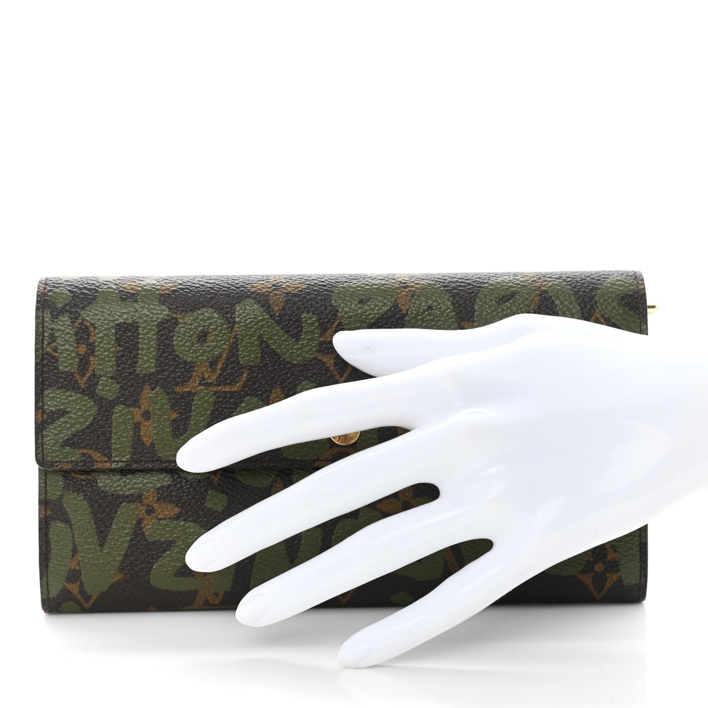 Monogram Graffiti Porte-Monnaie Wallet Kaki