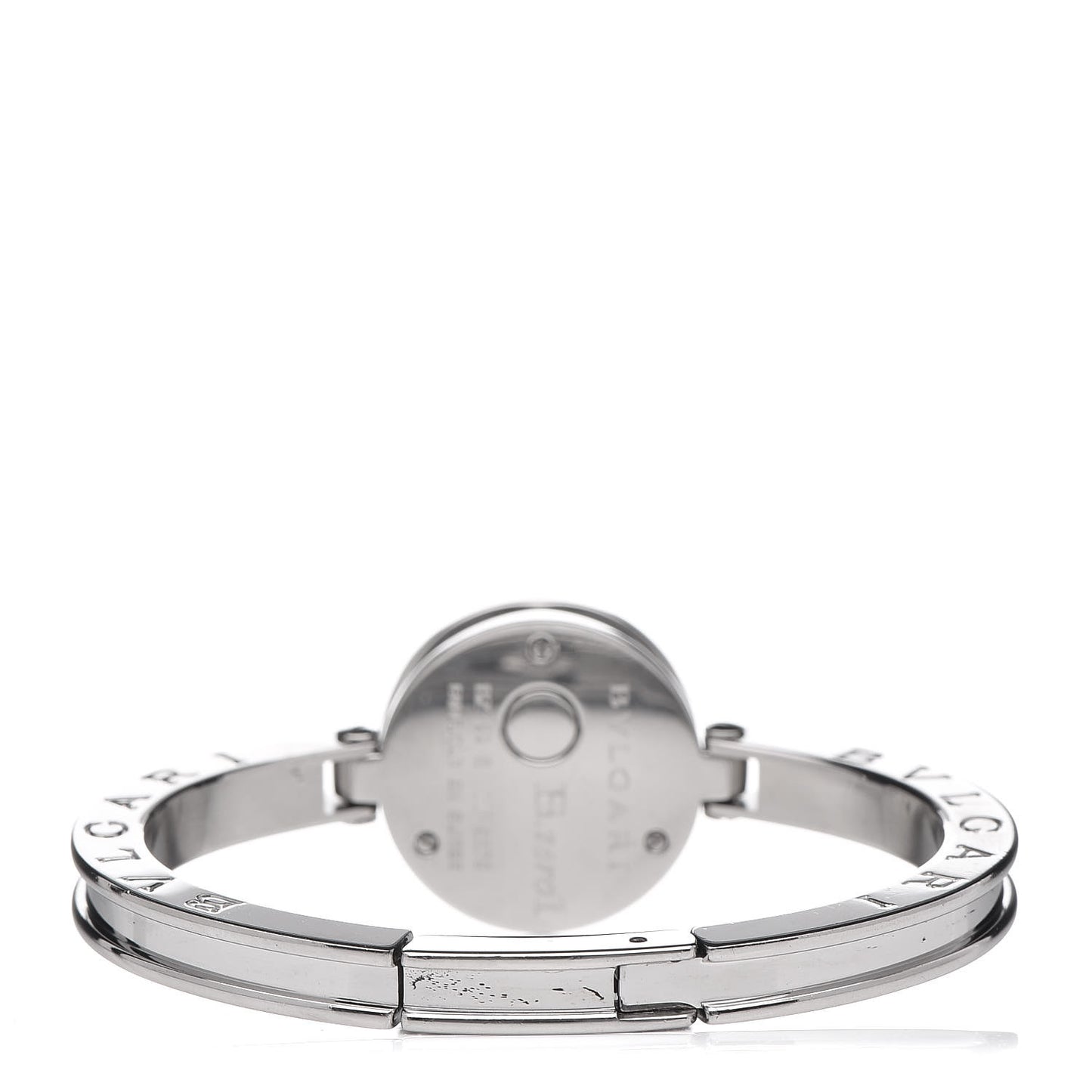 Stainless Steel Diamond 22mm B.Zero1 Quartz Watch Black