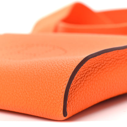 Hermes Togo Videpoches Orange 10 of 10