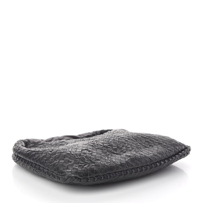Bottega Veneta Nappa Intrecciato Embossed Medium Veneta Hobo Black 4 of 9
