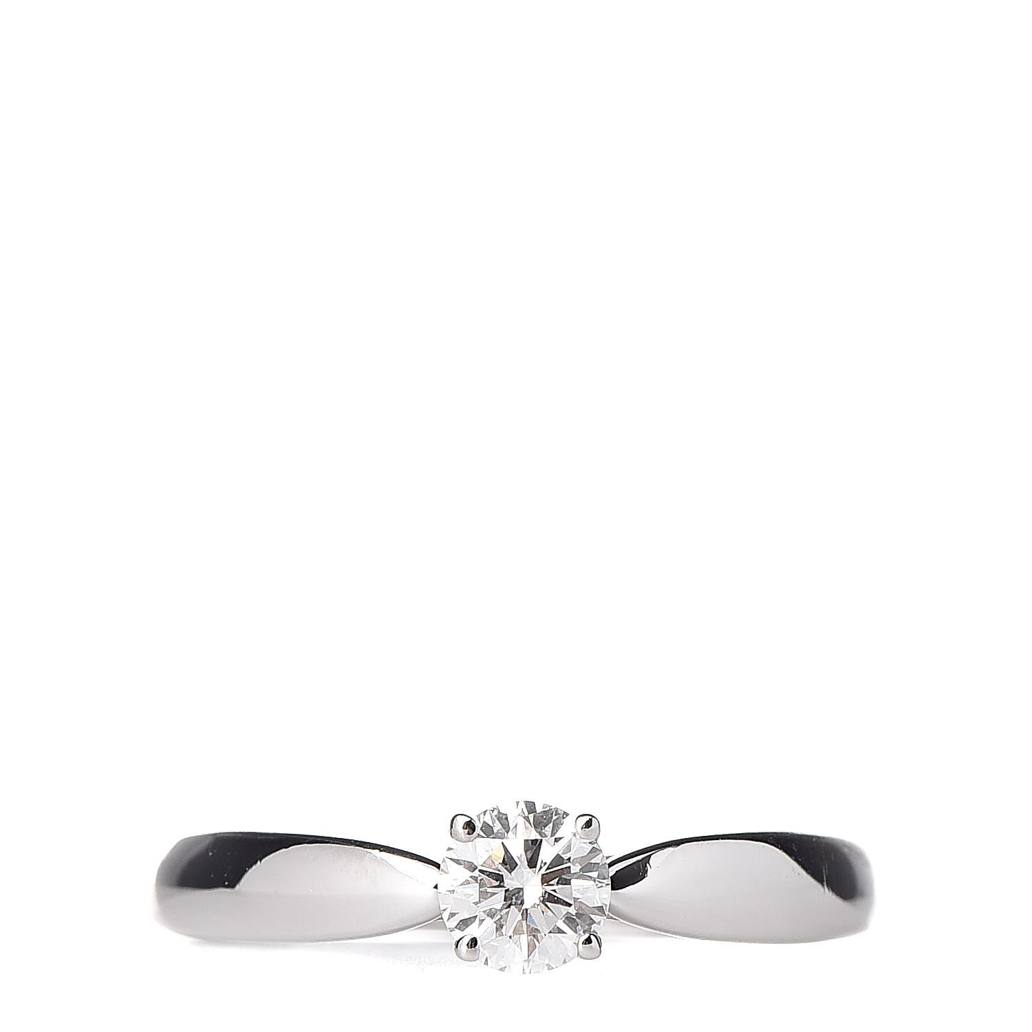 Tiffany Platinum Diamond .23ct Harmony Solitaire Engagement Ring 46 3.75 1 of 8