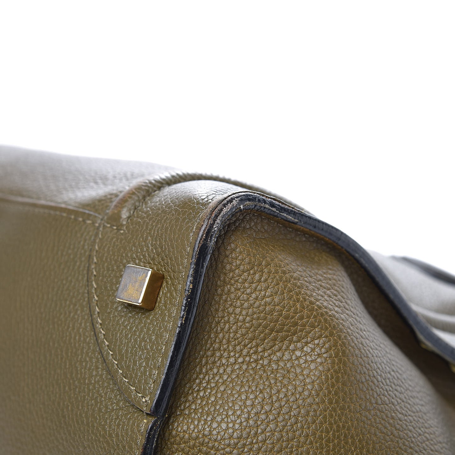 Drummed Calfskin Mini Luggage Jungle