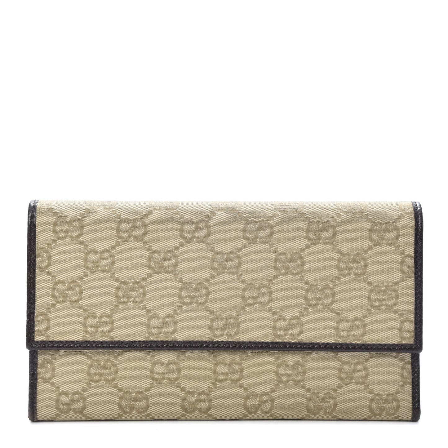 Monogram Continental Flap Wallet Brown