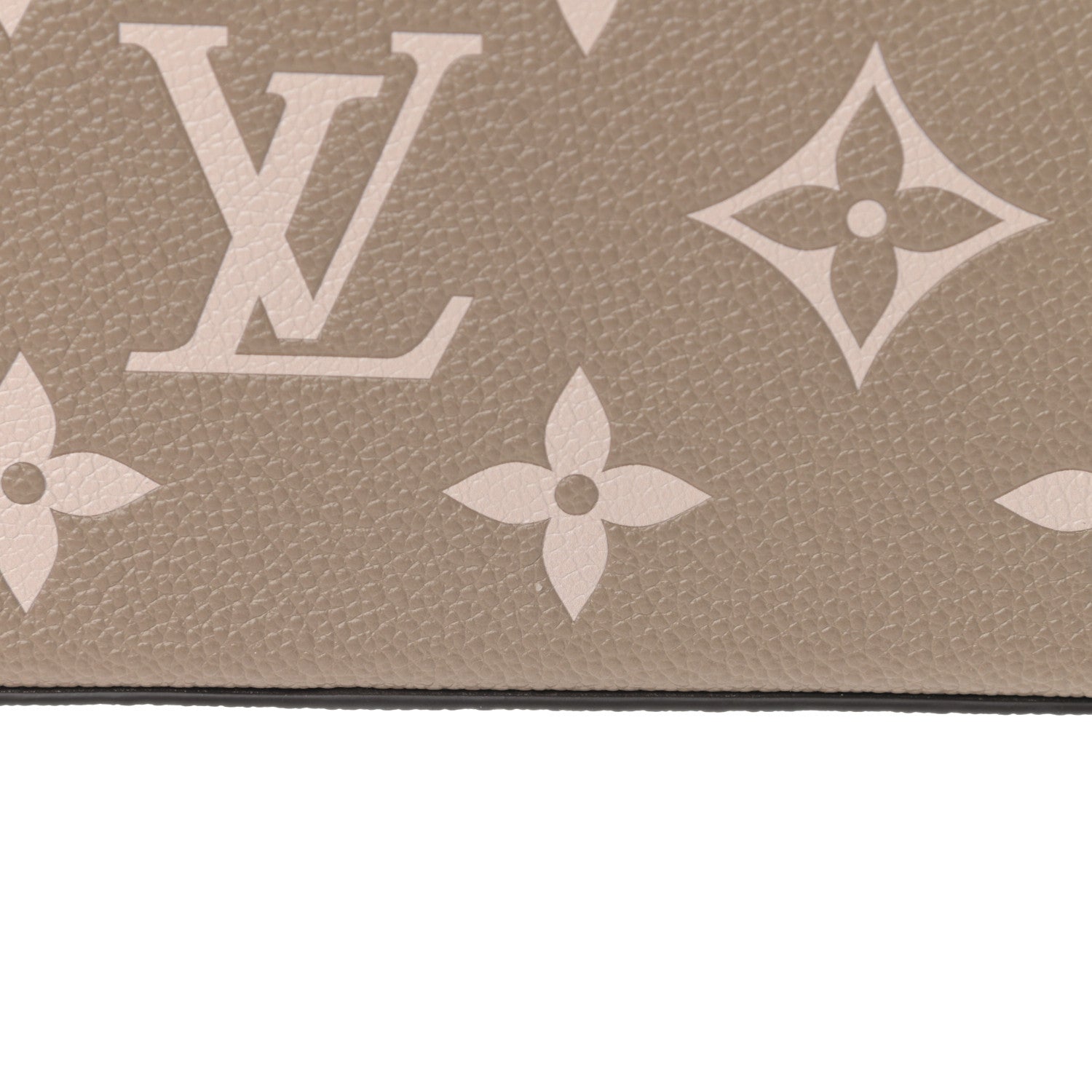 Louis Vuitton Empreinte Monogram Giant Felicie Pochette Tourterelle Creme 12 of 13
