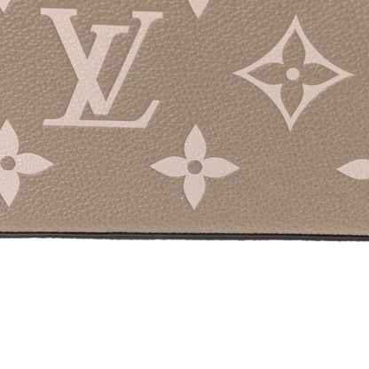 Louis Vuitton Empreinte Monogram Giant Felicie Pochette Tourterelle Creme 12 of 13