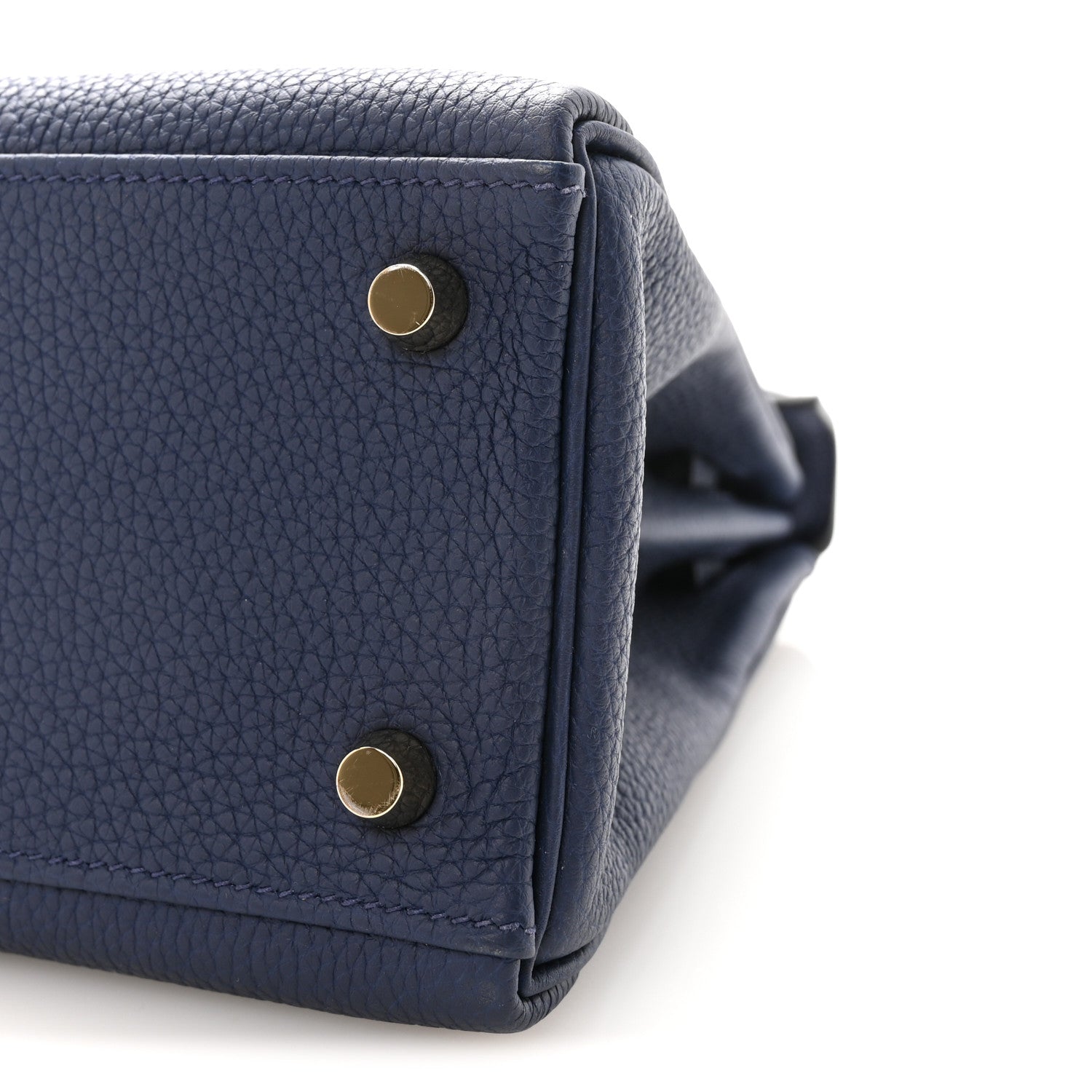 Hermes Togo Kelly Retourne 25 Bleu Saphir 9 of 10