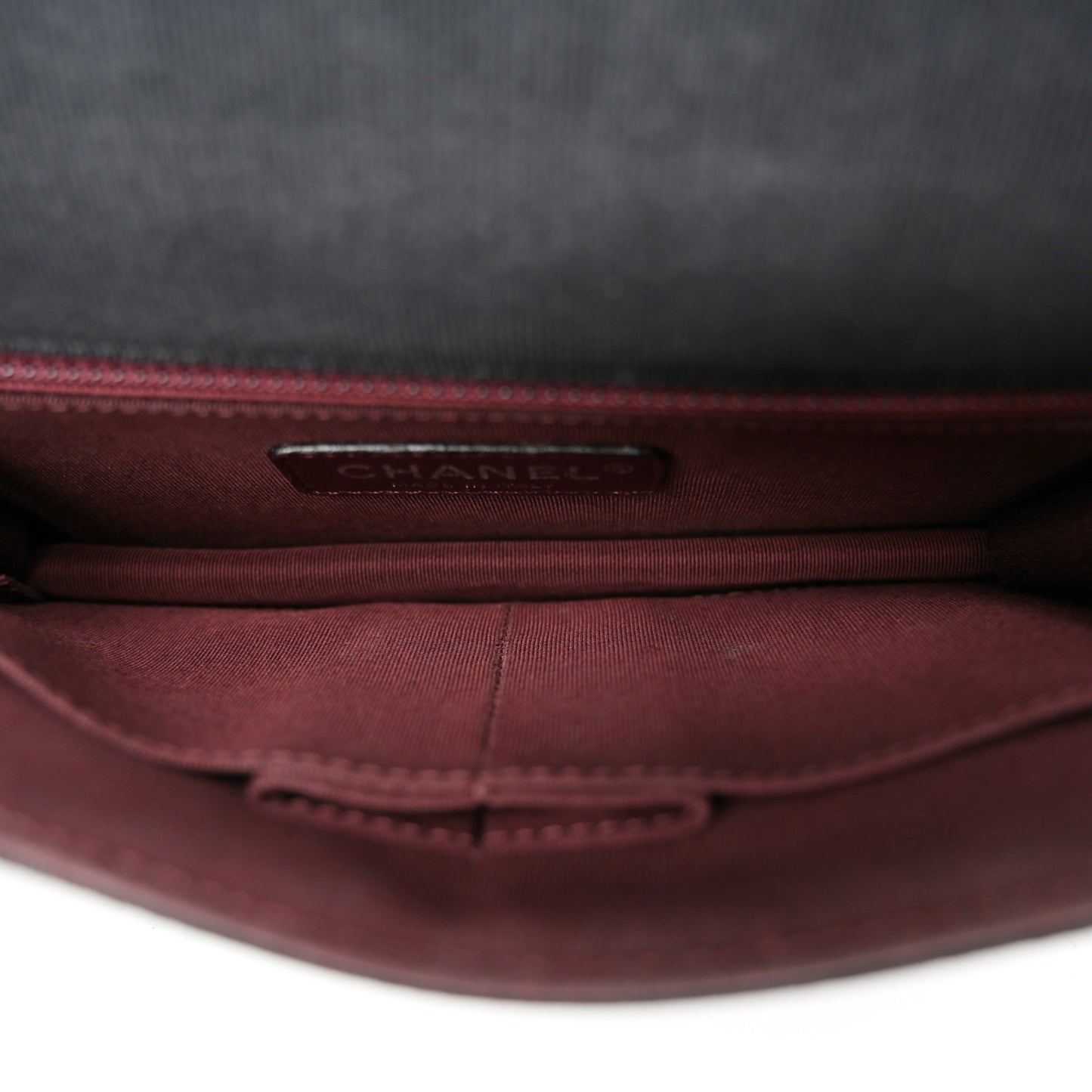 Calfskin Quilted Small Ballerine Flap Black