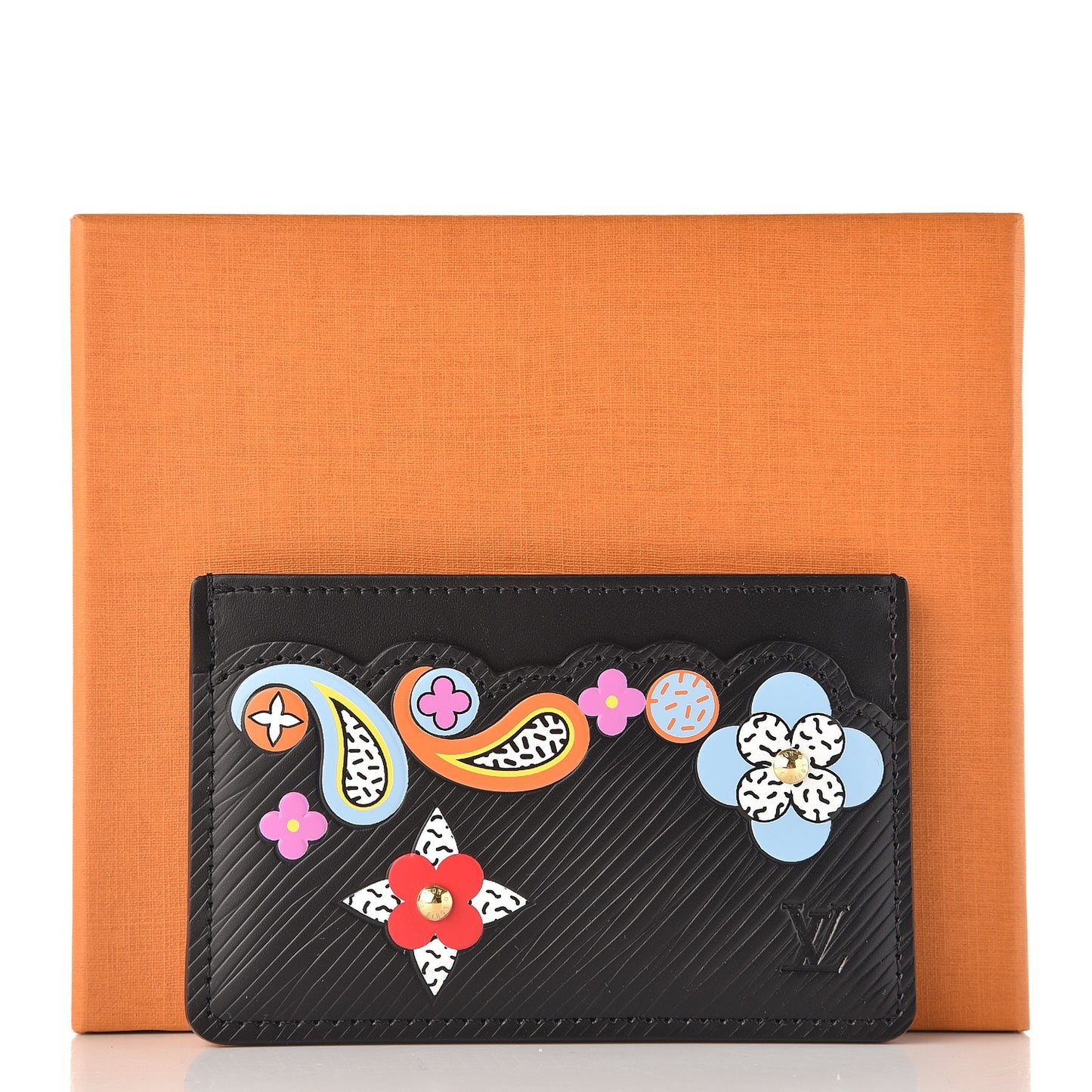 Epi Flower Remix Card Holder Black