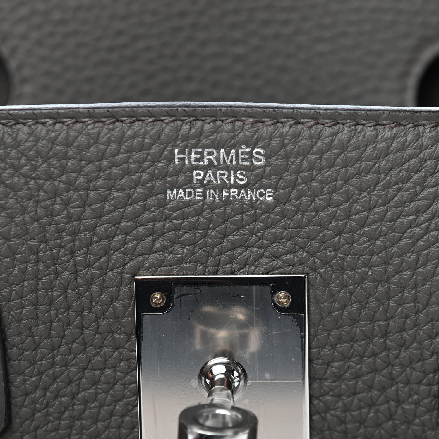 Hermes Togo Birkin 30 Etain 5 of 10