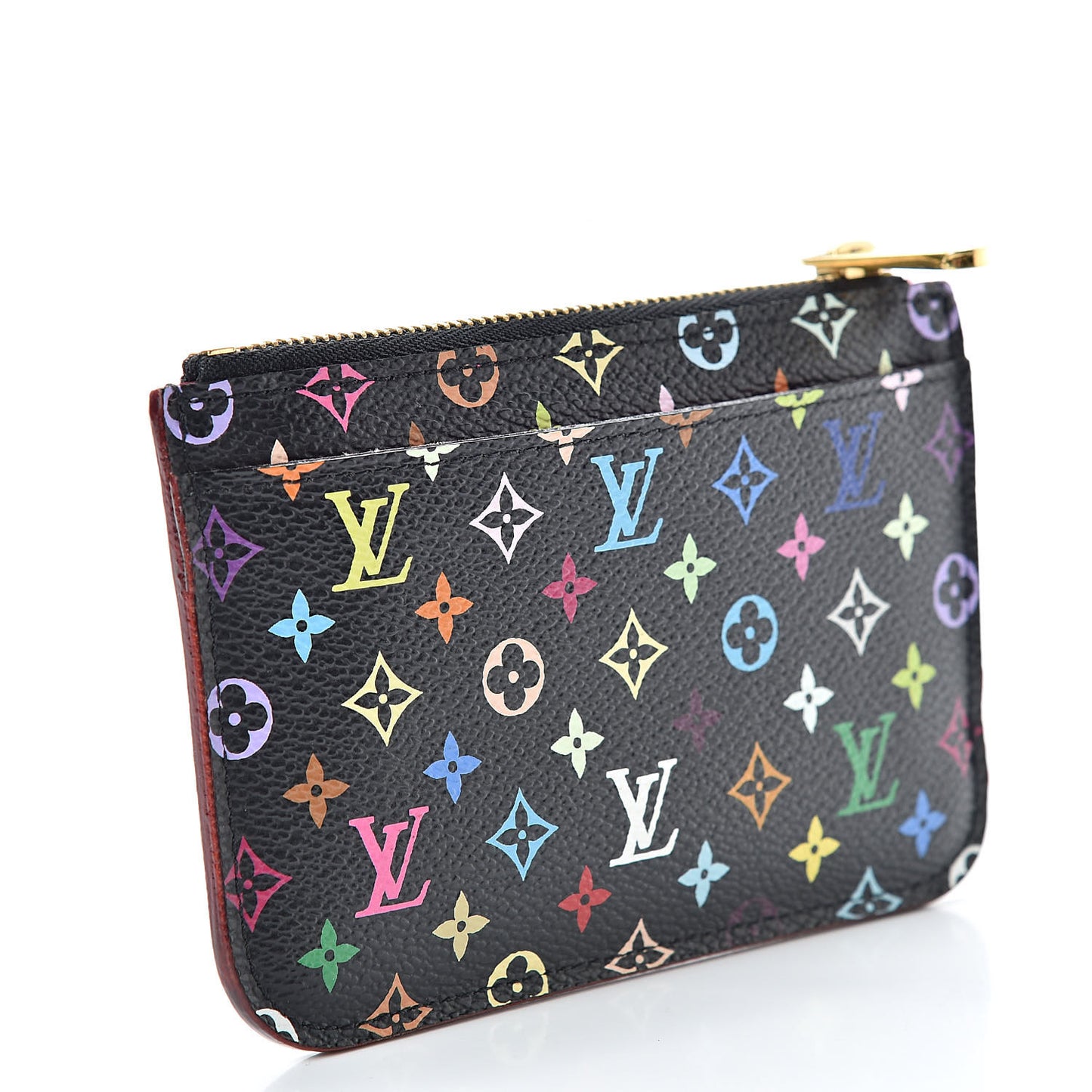 Monogram Multicolor Key Pouch Black Grenade