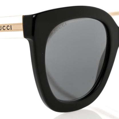 Gucci Acetate Crystal Sunglasses GG0564S Black Grey 5 of 8