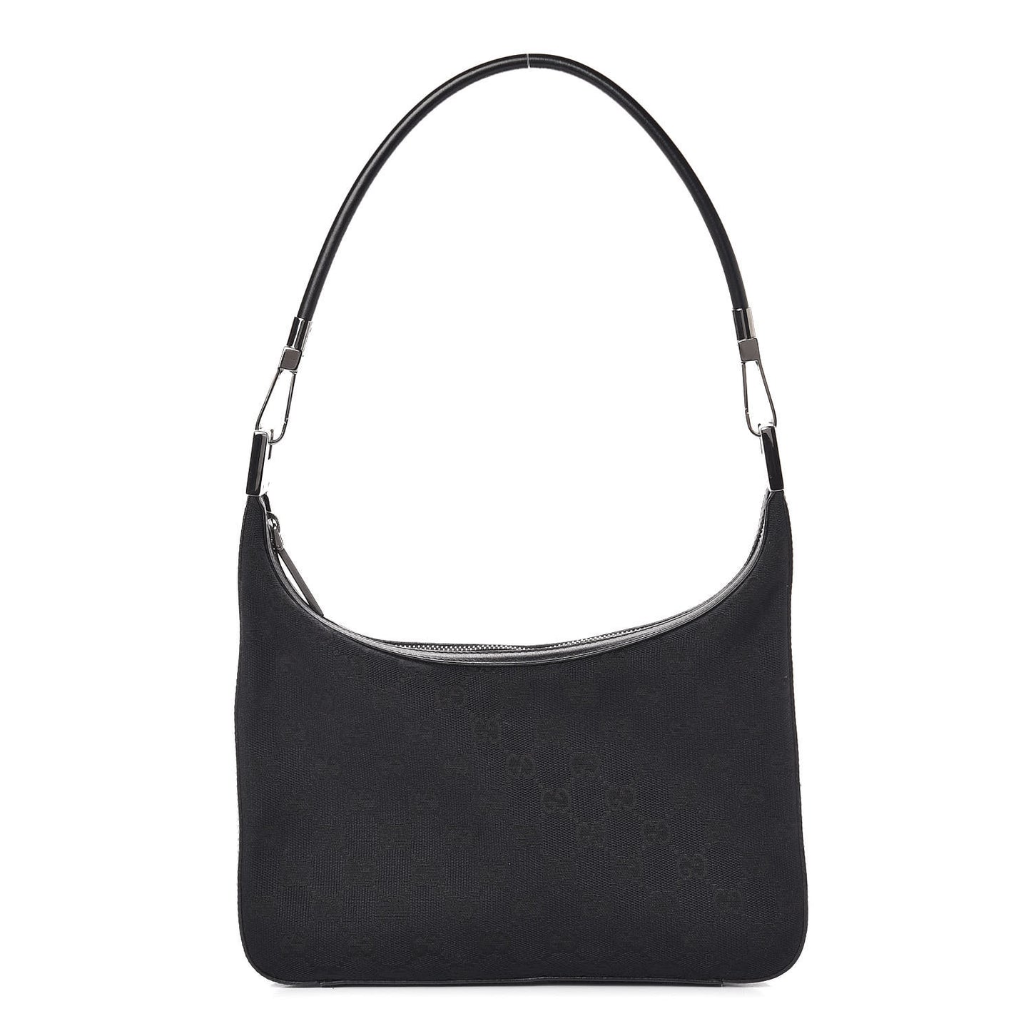 Monogram GG Clasp Hobo Black