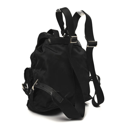 Prada Tessuto Nylon Saffiano Small Backpack Black 3 of 10