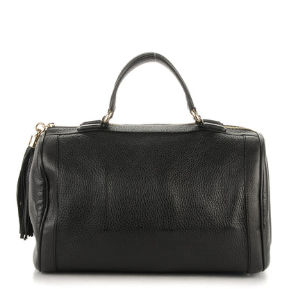Gucci Pebbled Calfskin Medium Soho Boston Black 1 of 11