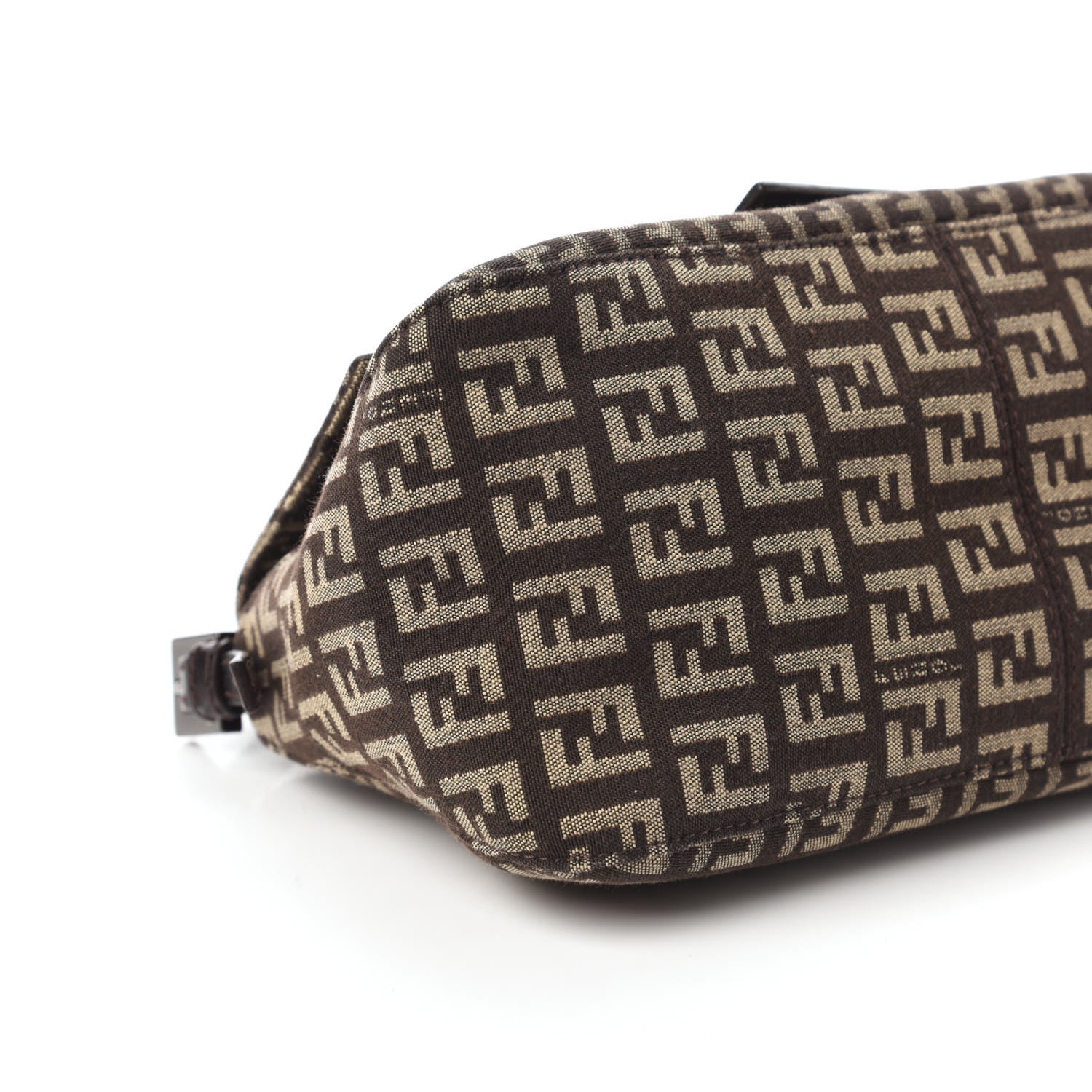 Fendi Zucchino Vitello Mini Mama Baguette Testa di Moro Beige 6 of 9