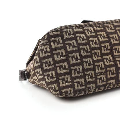 Fendi Zucchino Vitello Mini Mama Baguette Testa di Moro Beige 6 of 9