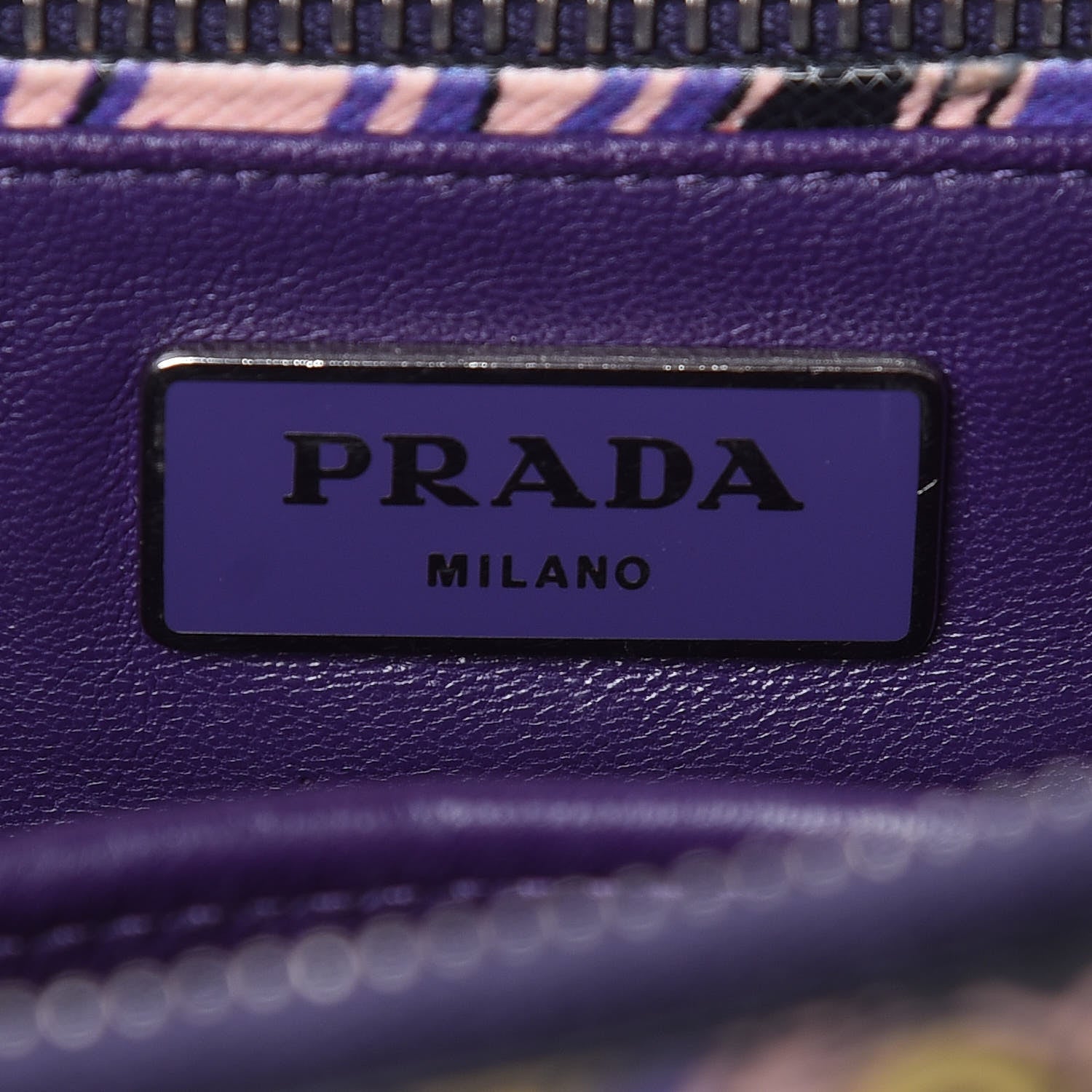 Prada Saffiano Tulip Print Small Galleria Double Zip Tote 8 of 10