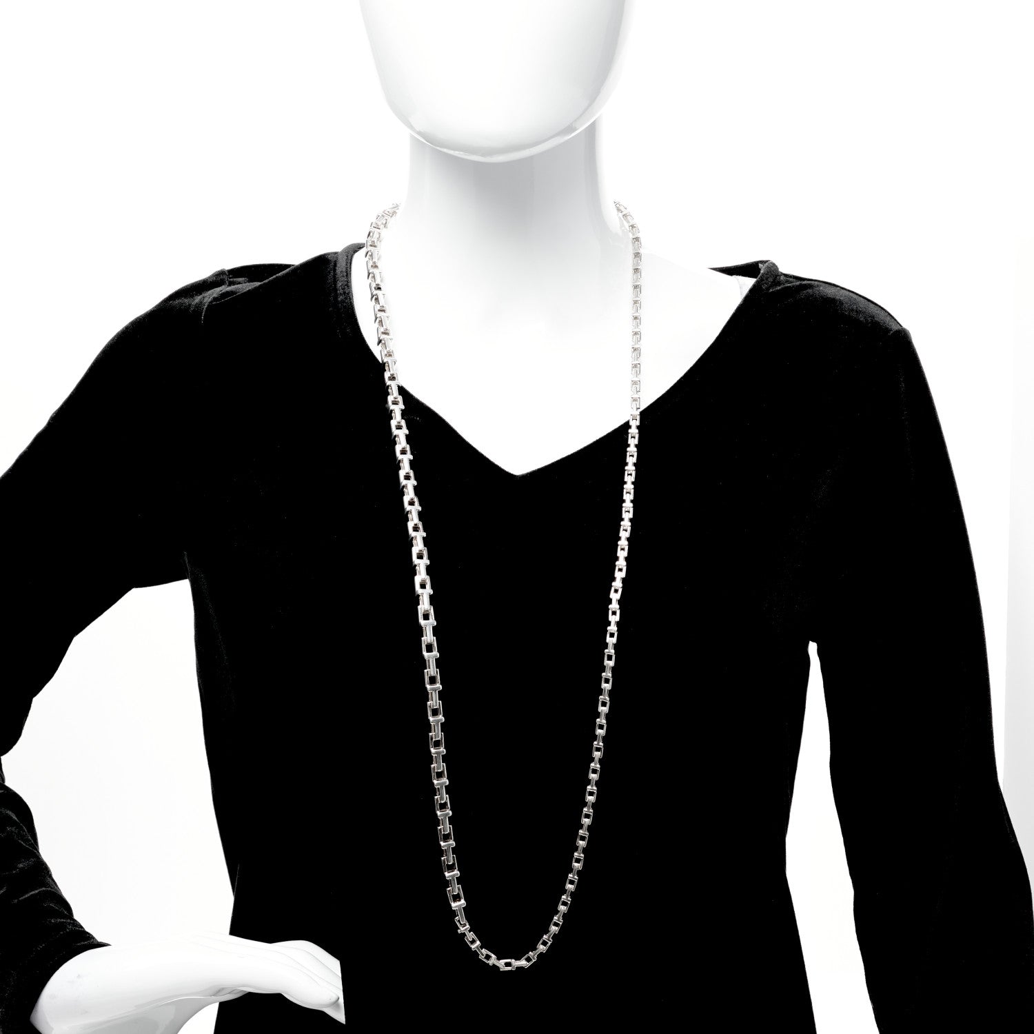Tiffany Sterling Silver Interchangeable T Chain Necklace 3 of 5