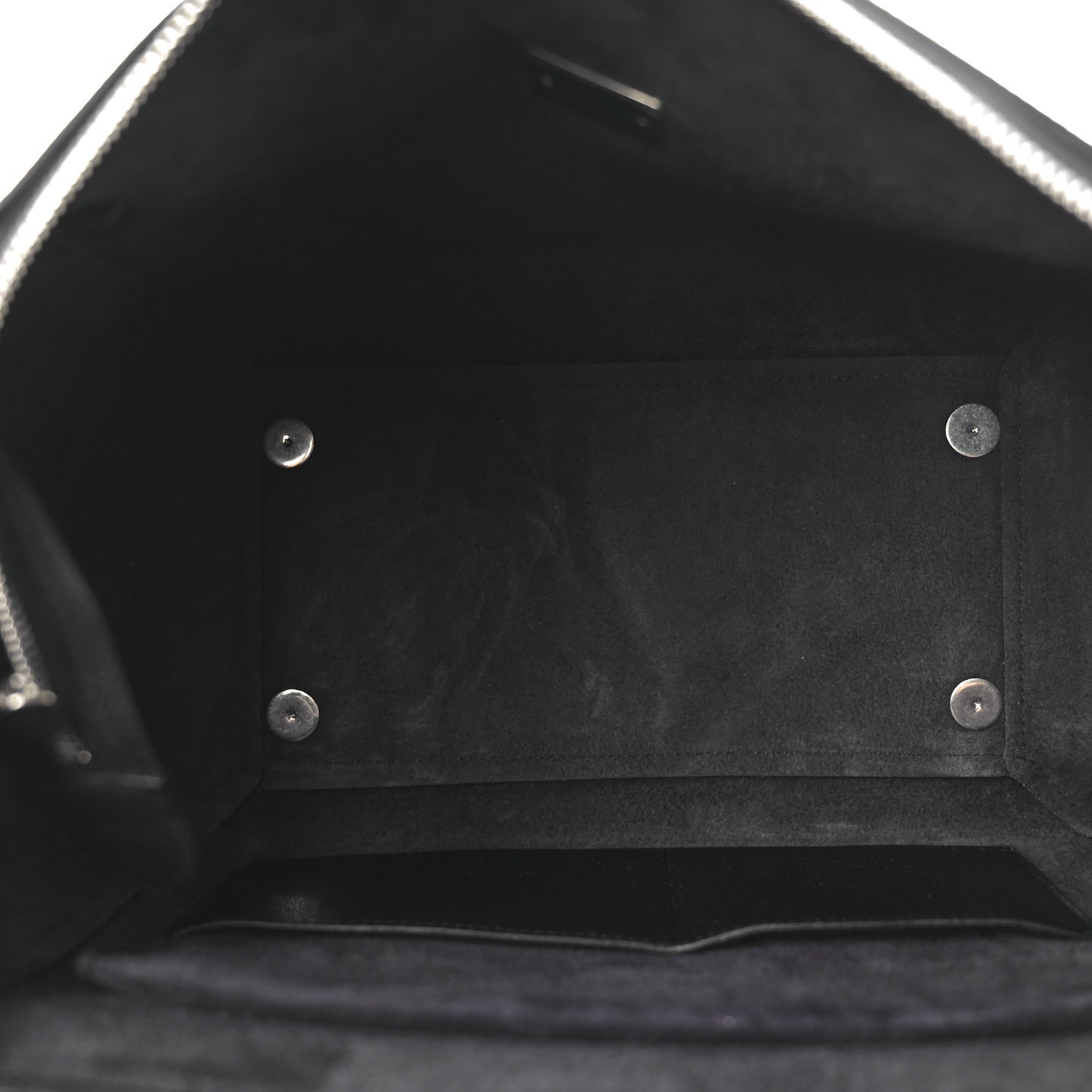 Grained Calfskin Micro Belt Bag Navy Blue