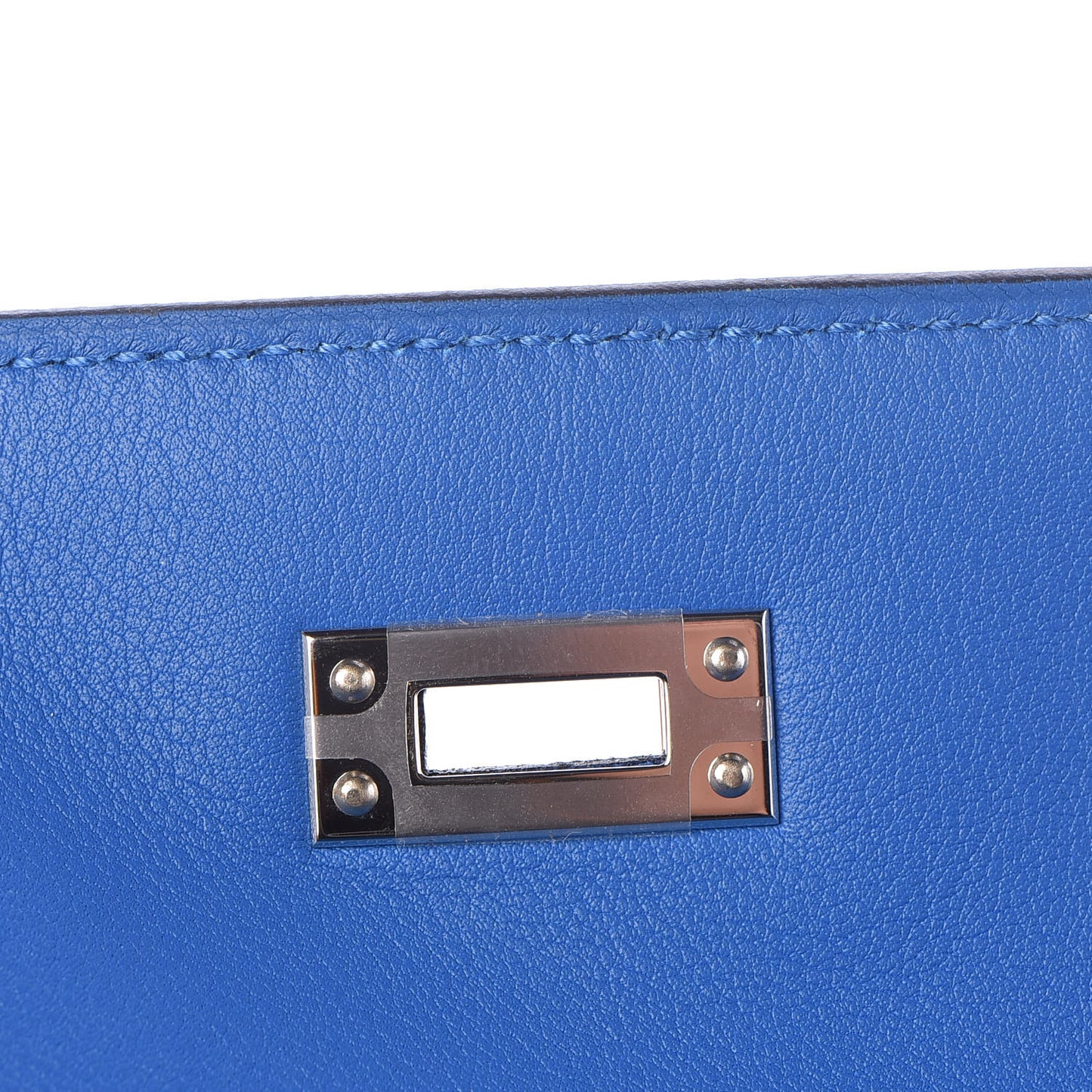 Swift Kelly Pochette Clutch Bleu Zellige
