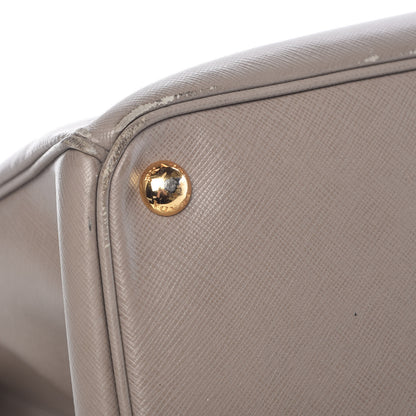 Prada Saffiano Lux Extra Large Galleria Double Zip Tote Argilla 18 of 23