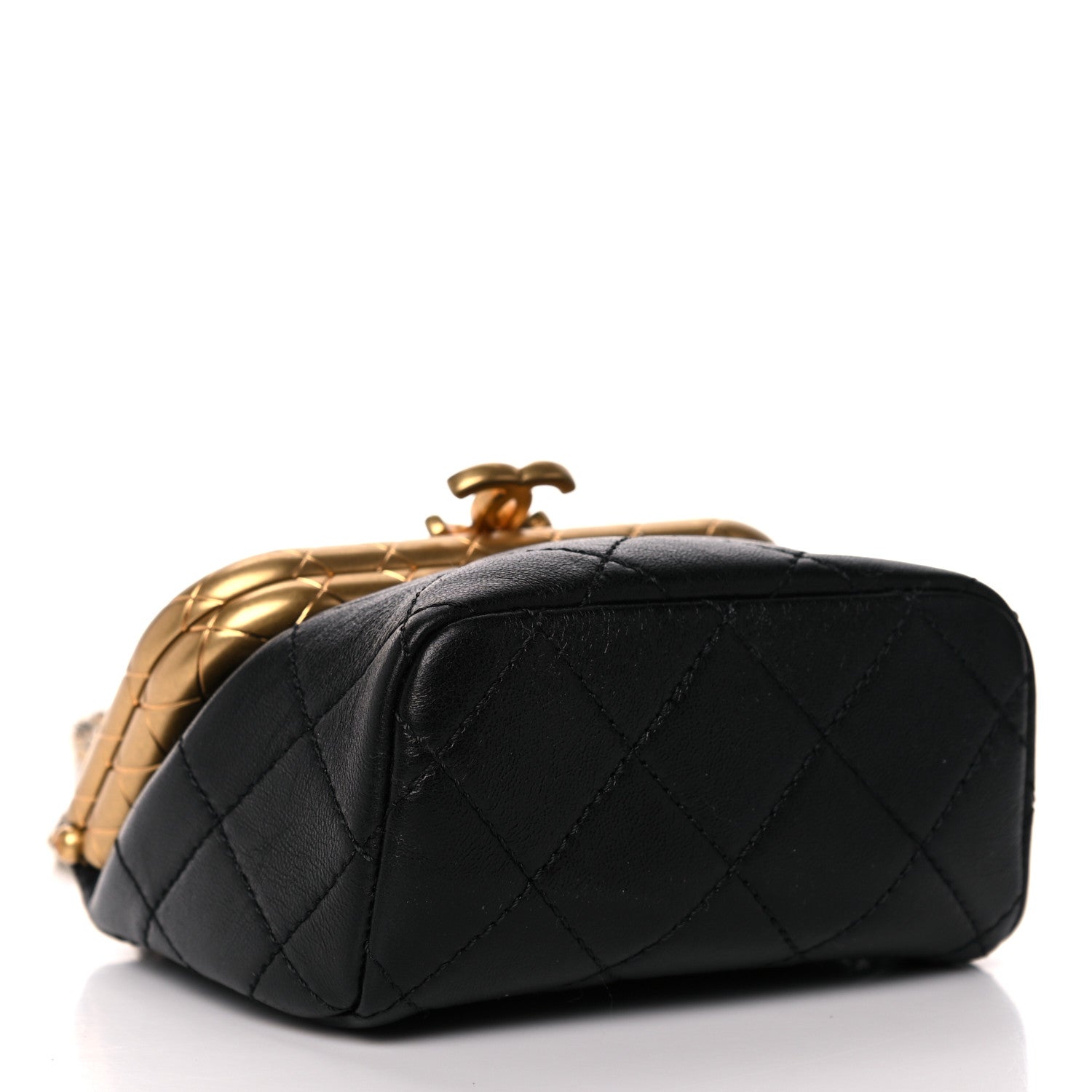 Chanel Lambskin Quilted Small My Crush Bag Black 3 of 10