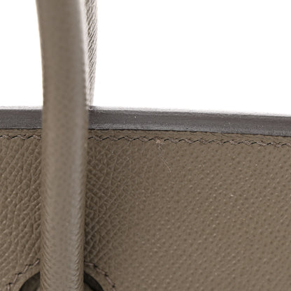 Hermes Epsom Birkin Sellier 35 Etain 11 of 12