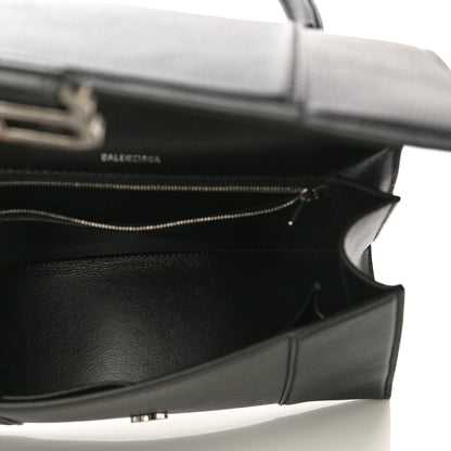 Balenciaga Grained Calfskin Medium Hourglass Top Handle Bag Black 4 of 11