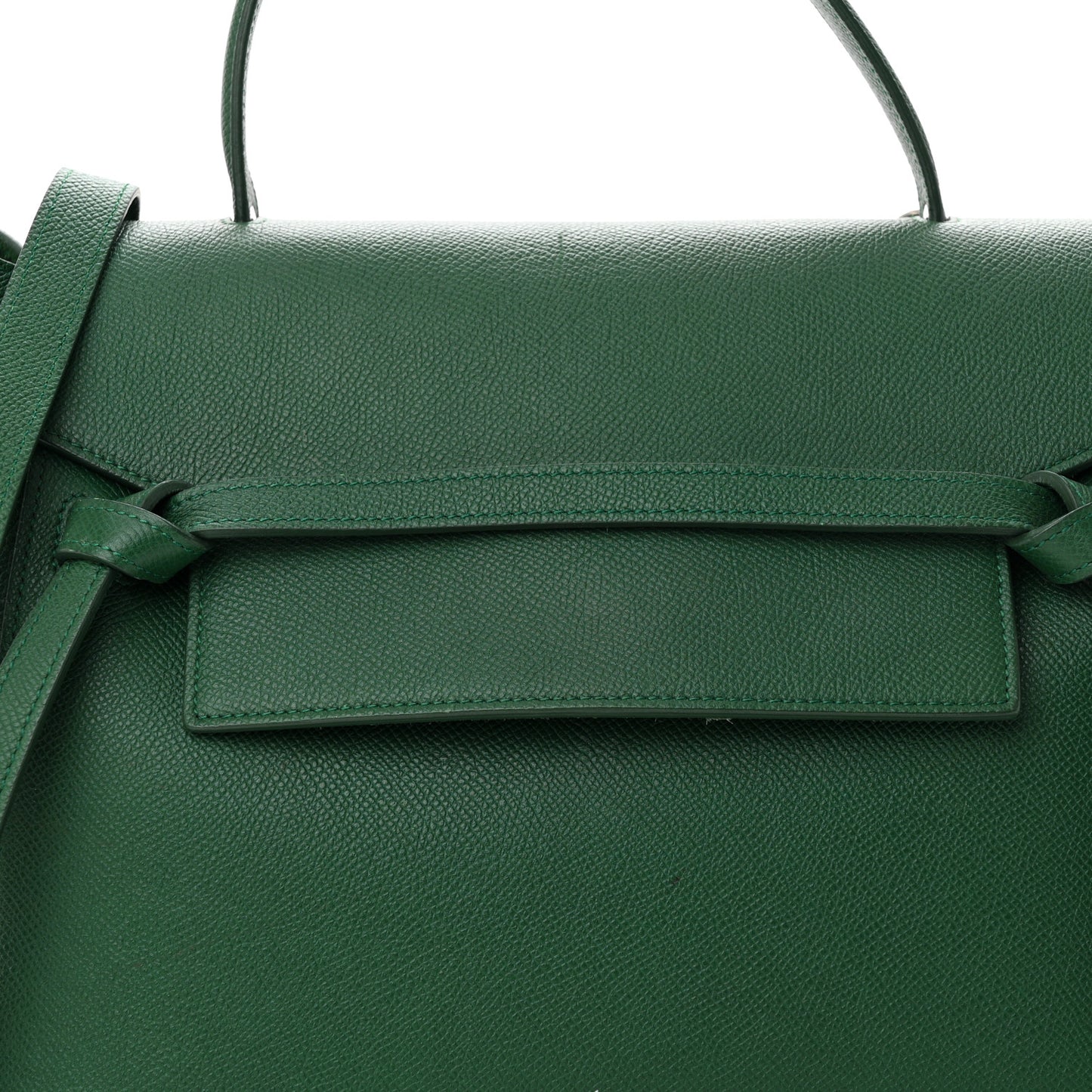 Grained Calfskin Mini Belt Bag Amazone